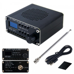 Atnaujintas ATS-20+Si4732 Viso diapazono radijo imtuvas DSP SDR FM imtuvas AM (MW Y SW) y SSB (LSB ir USB) juoda