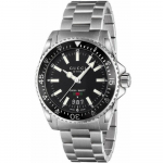 Gucci YA136301-45 Dive 45mm Vyri&scaron;kas laikrodis 45 mm sidabras
