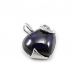 Les Tr&eacute;sors De Lily [G8845] - Pendentif Argent 'Chlo&eacute; Love' violet