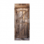 Retro medinių durų lipdukas, tapetas, tapetai 3D vizija, svetainės tapetai &bdquo;pasidaryk pats&ldquo; sienų lipdukai PVC vinilo durų plakatas namų dekoras 90x200cm