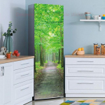 39 pasirinkimo stiliai Gėlės Peizažas &Scaron;aldytuvas Lipdukas Nulupamas Neper&scaron;lampamas Dviejų durų &scaron;aldiklio Spintelės Dekoras Meninė freska 60x150cm(not cut)