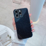 Glitter Candy Color Fashion smūgiams atsparus telefono dėklas, skirtas iPhone 11 12 13 14 Pro Xs Max X Xr 7 8 Plus Luxury Bling mink&scaron;tas galinis dangtelis For iPhone SE(2020)