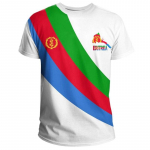 2023 m. Tessffel Africa Country Eritrėjos liūtas Spalvinga retro 3DPprint vyrų/moterų vasaros laisvalaikio juokingi trumpomis rankovėmis mar&scaron;kinėliai Gatvės drabužiai M