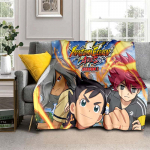 Anime antklodės Inazuma vienuolika antklodė mink&scaron;ta animacinių filmų antklodė flanelinė antklodė antklodė lova sofa antklodė kėdės užvalkalas antklodė namų dekoras 75x90cm