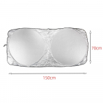 Windshield Sunshades Foldable Car Front Window Sunshade for Most Car SUV Truck Vans Visor Blocks UV Rays & Heat 150x70cm