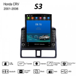 9,7 colio, skirtas &bdquo;Honda CRV 2001-2006 Car Radio Tesla&ldquo; vertikalus ekranas &bdquo;Carplay Android Autoradio Multimedia Player 2+32GB&ldquo;