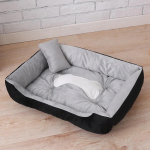 Mink&scaron;ta Sofa &Scaron;unų Gultai Vilnos &Scaron;ilta Lova Mažam Dideliam &Scaron;uniui Didelio Dydžio Vandeniui Atsparus Dugnas Mink&scaron;tas Gyvūnų Gultas Katės Lova Ruduo Žiema 42X30cm