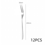 12 vnt. nerūdijančio plieno vaisių &scaron;akutės restoranui, kavinei, namų vakarėliui, desertinė &scaron;akutė, miela vaisių &scaron;akutė, stalo įrankiai, virtuvės aksesuarai