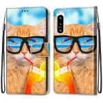 Prabangus dažytos odos dėklas-piniginė knygos stiliaus apsauginis vir&scaron;elis Sony Xperia 5 IV/Sony Xperia 10 IV/Sony Xperia 10 III/Sony Xperia 1 IV/Xperia 1 III Sony Xperia 10 V