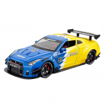 1/24 Nissan GTR R35 Dažytas Superautomobilis Lydinio Automobilio Modelis Su Garsu ir &Scaron;viesa Vaikams Žaislas Kolekcionuojami Daiktai Gimtadienio Dovana geltona