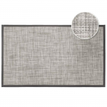 Tapis rectangle - Non sp&eacute;cifi&eacute; - 45 x 75 cm - PVC tiss&eacute; - Couleur taupe - Style vinyle pilk&scaron;vai ruda