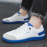 Kvėpuojantys mink&scaron;tapadžiai balti batai vasariniai balti medžiaginiai batai vyri&scaron;ki laisvalaikio buriniai 2025 nauji didelio dydžio medžiaginiai platforminiai batai vienu įspaudu 44