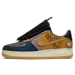 Nike Travis Scott x Air Force 1 Low Cactus Jack Unisex sportbačiai Daugiaspalviai Blizgūs-Bronziniai Fossil CN2405-900 38