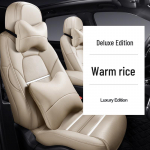 Mercedes-Benz C/E/GLC/A klasės odiniai sėdynių užvalkalai &ndash; pilnai apgaubiantys, visasezoninė pagalvėlė Custom 5-Seater Middle Genuine Leather