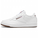 Reebok Club C 85 Cloud White Cloud White Trail Brown Kedai FZ6012 42.5