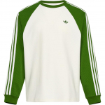 Adidas Originals ilgomis rankovėmis vir&scaron;us gofruotas sportinis laisvas dryžuotas spalvų blokų mar&scaron;kinėliai unisex vir&scaron;utiniai drabužiai KV8869 2XL