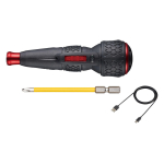 VESSEL Elektrinis rutulinis rankenos gręžtuvas Ball II su 1 USB maksimalios i&scaron;vesties sukimo momento bitu, Type-C įkrovimas, 3 N m, 220USBC-1 juoda
