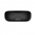 Ausinių įkrovimo dėklas, tinkantis Shokz OpenFit 2 2+ T920 T921 ausinėms, ausinių įkroviklio pakeitimas 500mAh C tipo Juodas