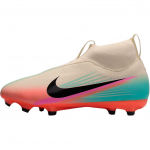 Sam Kerr x Nike Mercurial Superfly 10 Auk&scaron;takulniai Vaikų Futbolo Batai &Scaron;viesiai Dramblio Kaulo Baltumo Unisex IB4439-100 38.5