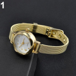 Nauja žieminė kvarco lydinio plona moteri&scaron;ka mergaičių tinklinė apyrankė suknelė, rie&scaron;o laikrodžio dovana