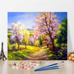 Menas &bdquo;Pasidaryk pats&ldquo; Tapyba pagal skaičius Skaitmeninis tapyba aliejiniais dažais Pomėgiai Skaičiai Tapyba Deimantais Tapyba Aliejinė tapyba Namų dekoras 40x50cm no frame