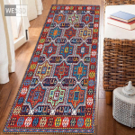 Retro persi&scaron;ko spausdinimo kilimas miegamajam etninio stiliaus virtuvės kilimėlis Neslystantis Boho kilimėlis Runenr prie&scaron;kambario kilimėlis Svetainės kilimas Marokas 40x60cm