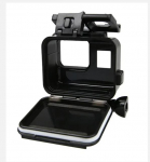 45M vandeniui atsparus dėklas nardymo korpusas po vandeniu + liečiamas užpakalinių durų laikiklis juodos spalvos, skirtas GoPro Hero 5 6 7 Black Go Pro priedams juoda