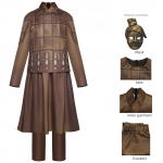Terakotos kariai ir žirgai Cosplay kostiumas Qin Shi Huang senovės armijos vaidmenų žaidimas Drabužiai Liemenės Kelnės su kauke Helovino vakarėlis 3XL