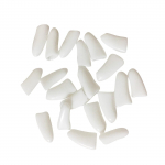 20 vnt. naminių &scaron;unų kačių nuo įbrėžimų mink&scaron;ti silikoniniai nagų dangteliai, apsauginiai dangteliai, dėklas namams, 10 ml XXL balta