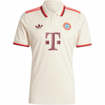 Adidas Originals SS24 24/25 Trečiasis mar&scaron;kinėlis FC Bayern Serija Raidė Laisvalaikio Trumpomis Rankovėmis Retro Futbolo Mar&scaron;kinėlis Vyri&scaron;ki Vir&scaron;utiniai Drabužiai Smėlio spalvos IZ3129 XXXXL