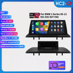 Ossuret 4G Carplay Android 13 Automobilio radijas BMW 1 serijai E81 E82 E87 E88 CCC CIC Be ekrano Multimedija 10.25 Automobilio i&scaron;maniosios sistemos GPS Stereo HC2 2G 32G
