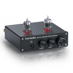 Fosi Audio BOX X4 Phono Preamplifikatorius Ausinių Stiprintuvas su 6J1 Vakuuminis Preamplifikatorius MM Grotuvams ir Preamplifikatorius Plok&scaron;telėms su Auk&scaron;taisiais Dažniais juoda