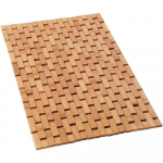 Vonios reikmenys Vonios Sauna Spa Vonia Pakopa ir Grindys-24 X 16 X 0,4 col.-Sulankstomas medinis vonios kilimėlis-Bambukinis vonios kilimėlis Bathmat Pack of 1
