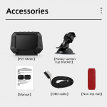 P21 HUD Head Up Display Car Borto Kompiuteris Skaitmeninis laikrodis GPS Spidometras OBD2 Diagnostikos įrankiai Prietaisų skydelio matuoklis