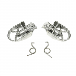 R1200GS R1250GS Stainless Steel Foot Pegs FootRest Footpegs Foot rest For BMW R 1200GS R1250 GS Adventure 2014-2023 sidabras