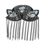 Stilingi Epaulette Punk unisex kri&scaron;toliniai akmenys
