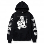 Anime Jujutsu Kaisen Hoodie Ryōmen Sukuna Cosplay Japoni&scaron;ki Harajuk Spausdinti Streetwear Plaunami greitai džiūstantys unisex gobtuvai