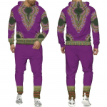 Afrikieti&scaron;kas &bdquo;Dashiki&ldquo; gobtuvo kostiumas vyrams, laisvalaikio 3D spausdinimas, etninio stiliaus megztinių kelnių rinkiniai, moteri&scaron;ki liaudi&scaron;kai pritaikyti gatvės aprangos sportinio kostiumo paltai