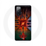 Coque pour Samsung Galaxy S20 FE Stranger Things Saison 4 Affiche Equipages de la Nouvelle Th&eacute;orie