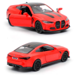 5 colių metalinio automobilio modeliavimas, i&scaron;skirtinis liejinys ir žaislinė transporto priemonė BMW M4 CSL kupė RMZ city 1:36 lydinio modelio dovanos vaikams