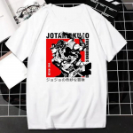 Japonijos anime JOJO keistoki nuotykių grafiniai mar&scaron;kinėliai Unisex Unisex Fashion Streetwear trumpomis rankovėmis plius dydžio mar&scaron;kinėliai Unisex 4XL