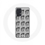 Coque Maniacase pour Samsung Galaxy A32 4G Statue fond gris