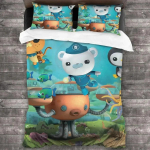 Anime Octonauts Pataliukai Berniukams Mergaitėms Viengulis Karalienės Dydžio Antklodės Užvalkalas Pagalvės Užvalkalas Lova Vaikams Suaugusiems Mada Namų Tekstilė US Full 200x230cm