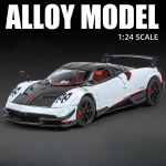 1:24 Pagani Huayra BC Modelio Automobilis Žaislas Lydinio Liejinys Smūgių Absorbcija At&scaron;okimas Garsas ir &Scaron;viesa Simuliacija Lenktynių Papuo&scaron;alai Ekspozicija Berniuko Dovana