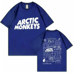 Ribotos &bdquo;Arctic Monkeys Band&ldquo; turo albumų kolekcijos mar&scaron;kinėliai vyrams Moteri&scaron;ki mar&scaron;kinėliai, medvilniniai, dideli mar&scaron;kinėliai S