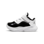 Air Jordan 11 CMFT Low TD Balti Juodi Kūdikio Sportbačiai University-Red CZ0906-102 25