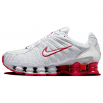 Nike Shox TL Platinos atspalvio, Gym Red, Moteri&scaron;ki sportbačiai, Balti FZ4344-001 38