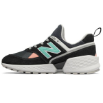 New Balance Nb 574 Sport V2 Tinklelio Audinys Sintetinė Oda Suede Patogūs Žemi Gyvenimo Būdo Batai Vyri&scaron;ki Kedai Juodi Mėlyni MS574GNB 41.5