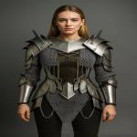 Viduramžių Dama Riterė Kirasa &Scaron;arvai Plienas SCA LARP Cosplay Kostiumas Pagal užsakymą pritaikyti Didelio patvarumo &Scaron;arvai vaidmenų žaidimams, Rekonstrukcijoms Geriausia dovana