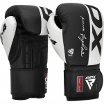RDX REX F4 Bokso pir&scaron;tinės Juodos/Baltos 14oz